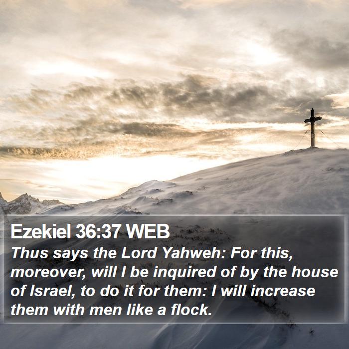 Ezekiel 36:37 WEB Bible Study