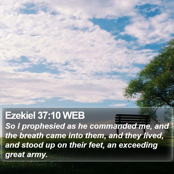 Ezekiel 37:10 WEB Bible Study