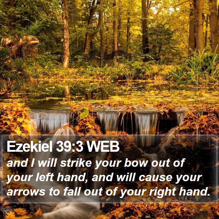 Ezekiel 39:3 WEB Bible Study