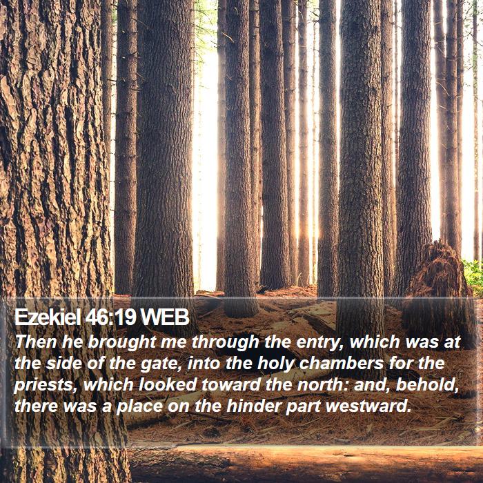 Ezekiel 46:19 WEB Bible Study