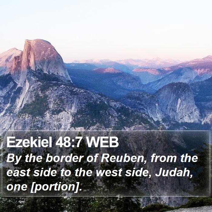 Ezekiel 48:7 WEB Bible Study