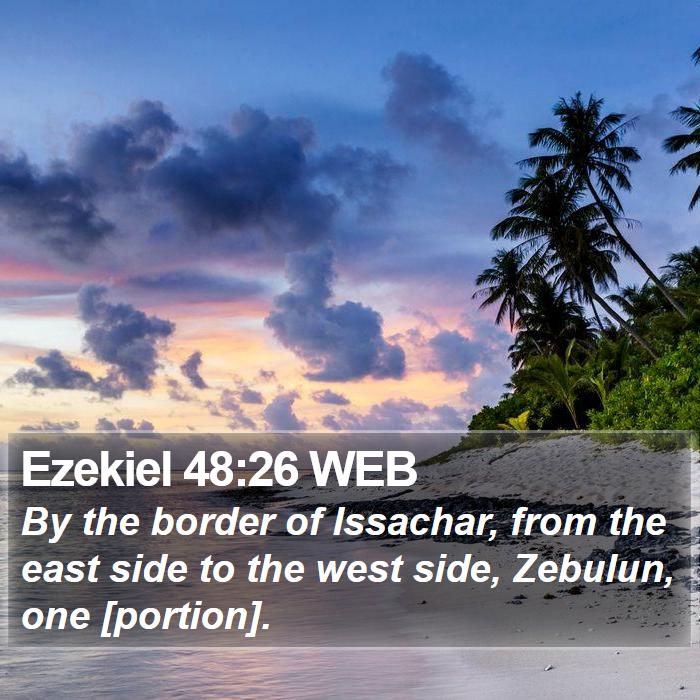 Ezekiel 48:26 WEB Bible Study