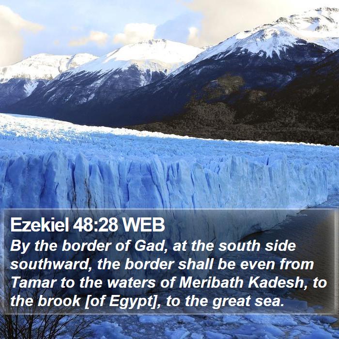 Ezekiel 48:28 WEB Bible Study