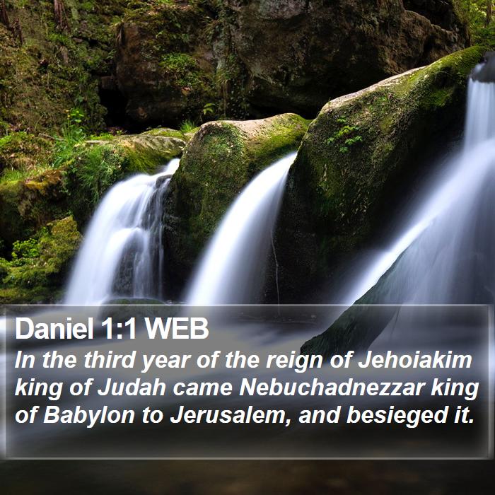 Daniel 1:1 WEB Bible Study