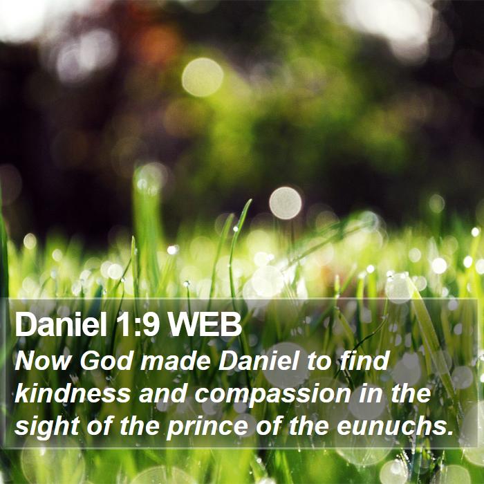 Daniel 1:9 WEB Bible Study