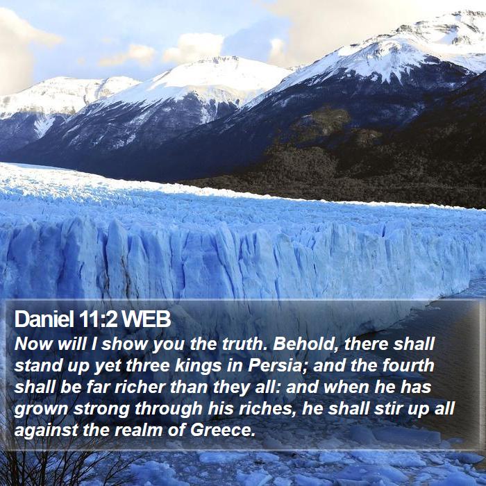 Daniel 11:2 WEB Bible Study