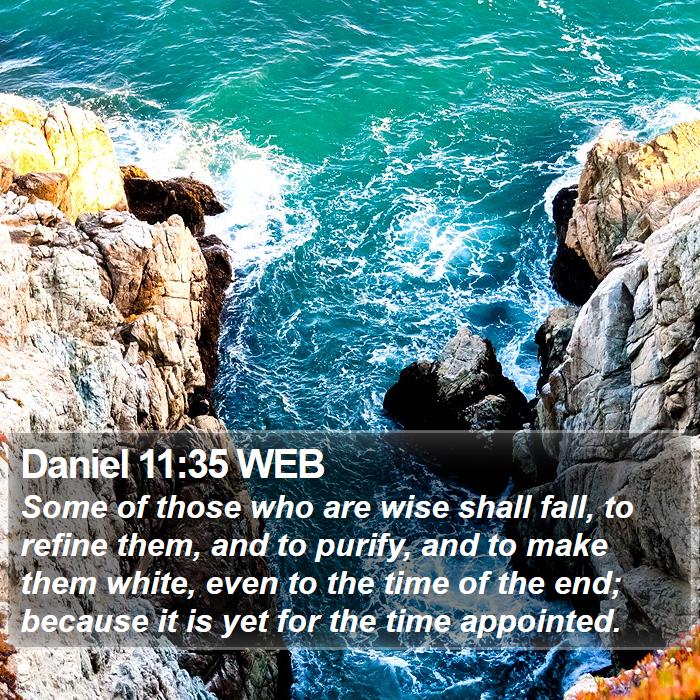 Daniel 11:35 WEB Bible Study