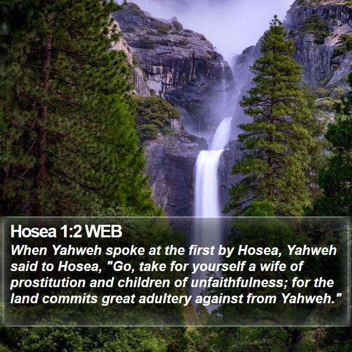 Hosea 1:2 WEB Bible Study