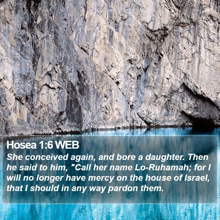 Hosea 1:6 WEB Bible Study