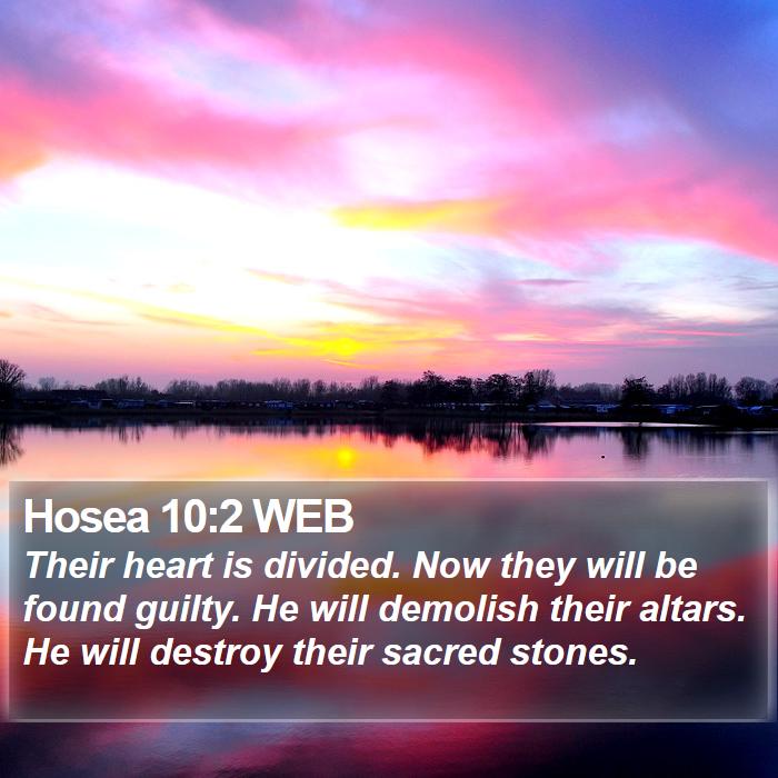 Hosea 10:2 WEB Bible Study