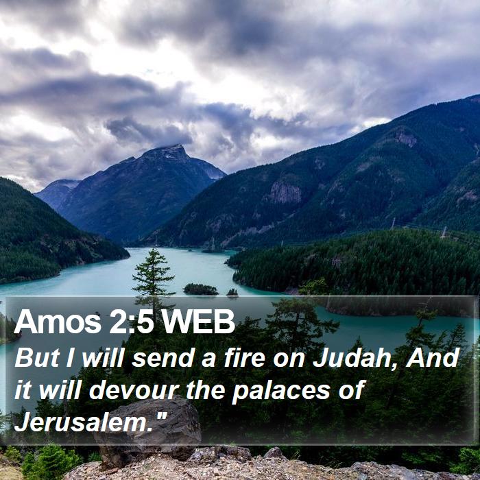 Amos 2:5 WEB Bible Study