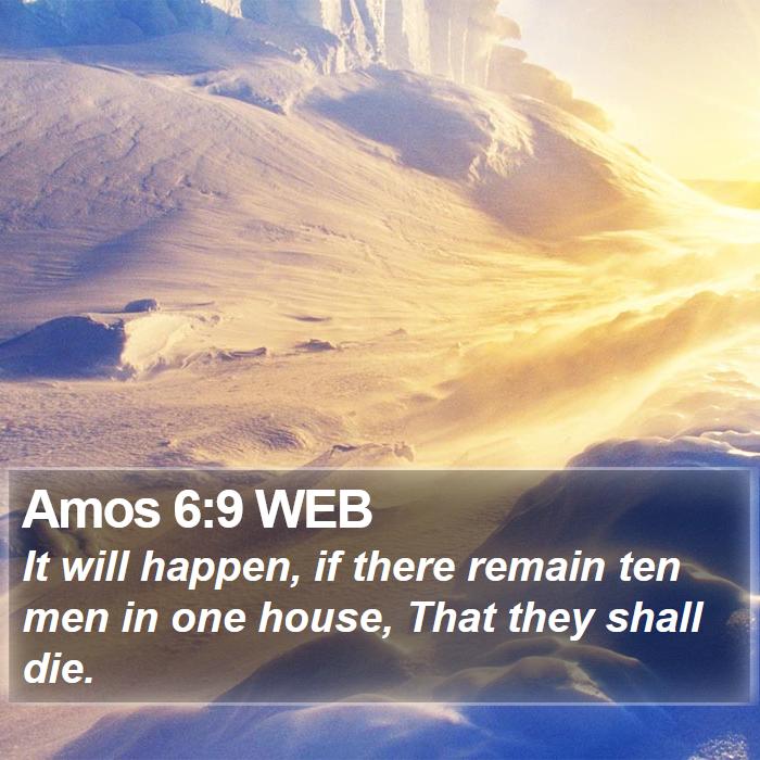 Amos 6:9 WEB Bible Study