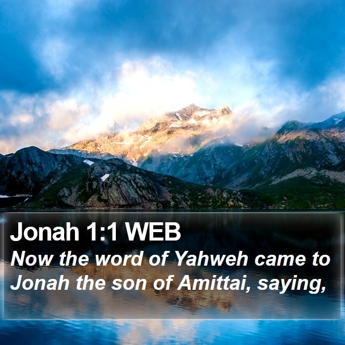 Jonah 1:1 WEB Bible Study