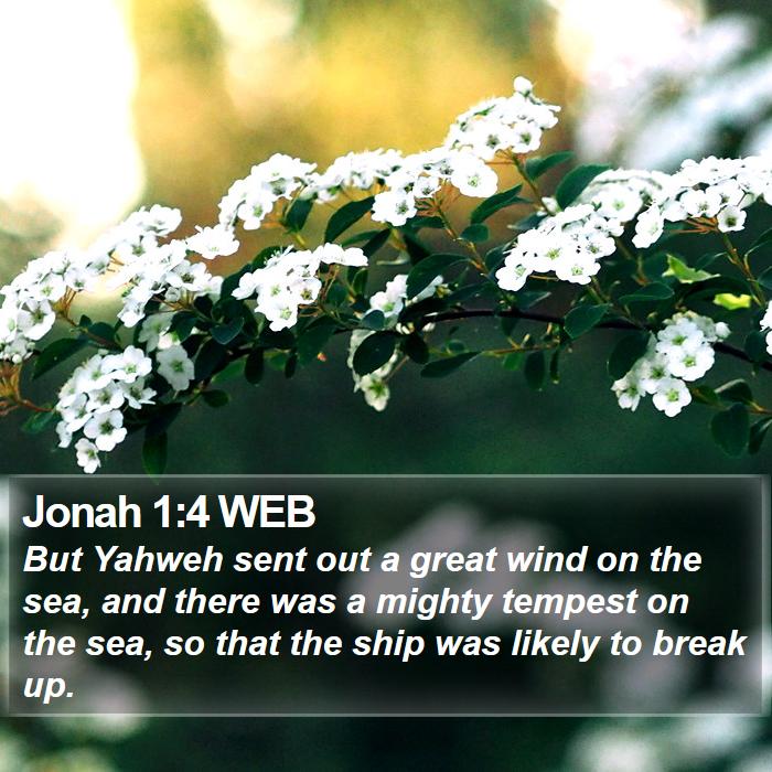 Jonah 1:4 WEB Bible Study