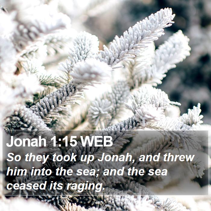 Jonah 1:15 WEB Bible Study