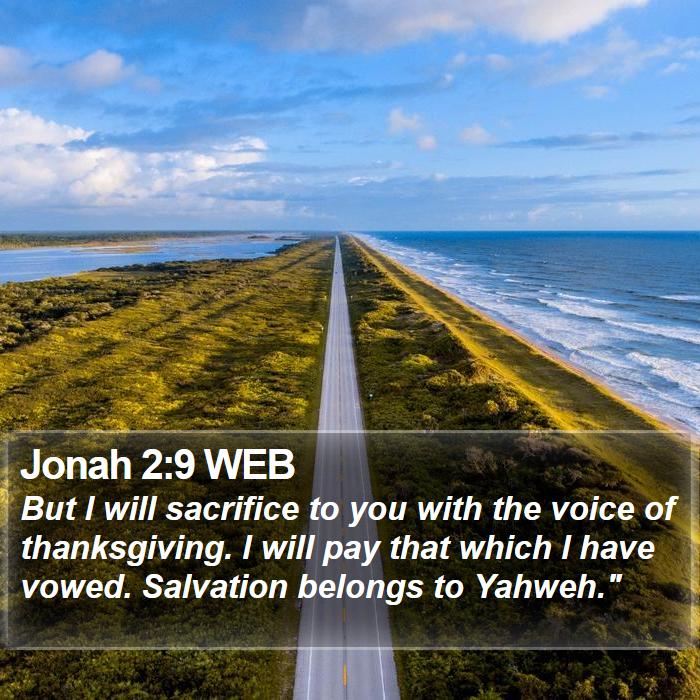 Jonah 2:9 WEB Bible Study