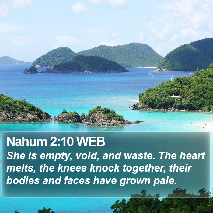 Nahum 2:10 WEB Bible Study