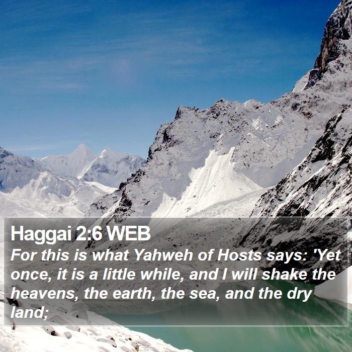 Haggai 2:6 WEB Bible Study