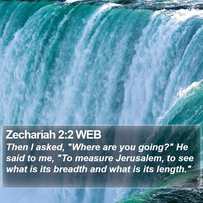 Zechariah 2:2 WEB Bible Study