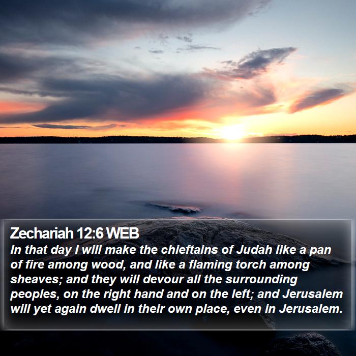 Zechariah 12:6 WEB Bible Study