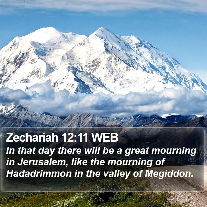 Zechariah 12:11 WEB Bible Study