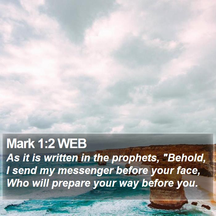 Mark 1:2 WEB Bible Study