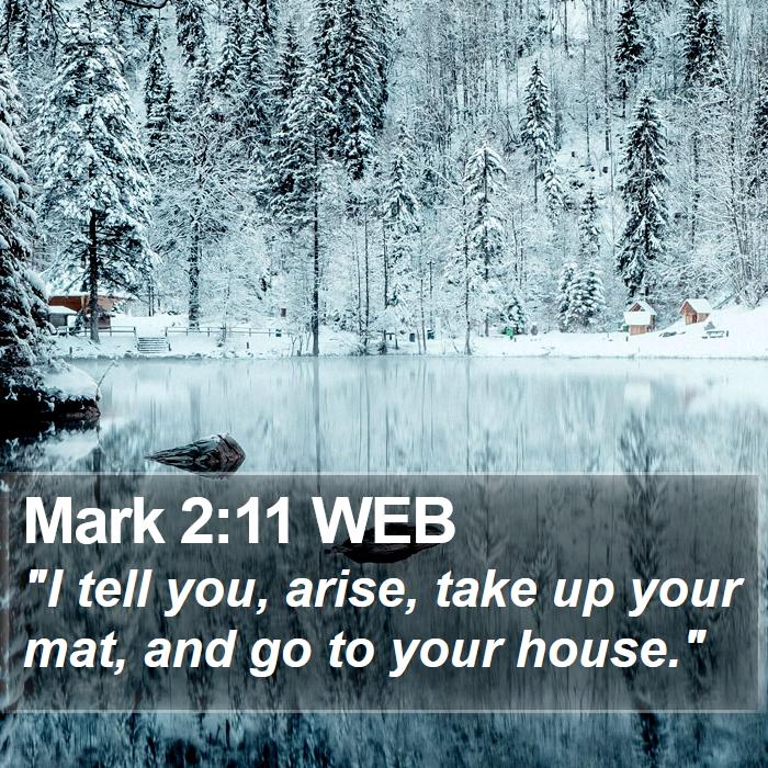 Mark 2:11 WEB Bible Study