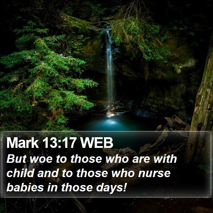 Mark 13:17 WEB Bible Study