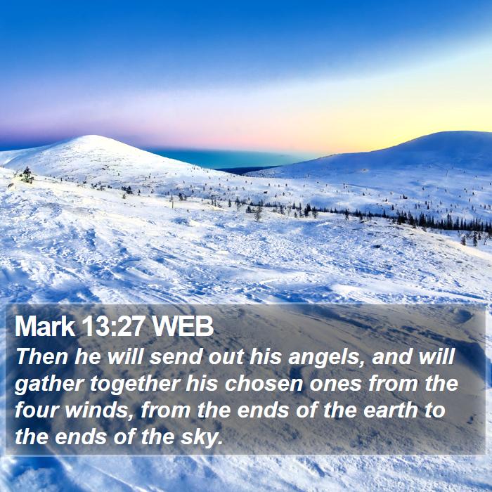 Mark 13:27 WEB Bible Study