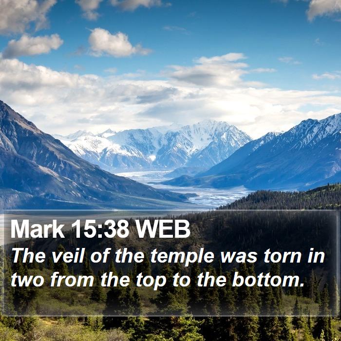 Mark 15:38 WEB Bible Study