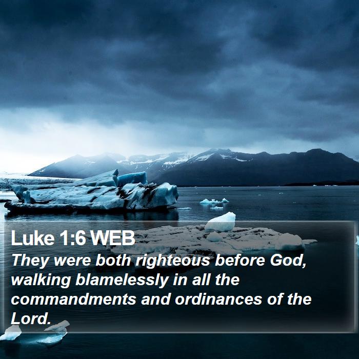 Luke 1:6 WEB Bible Study