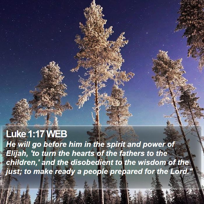 Luke 1:17 WEB Bible Study