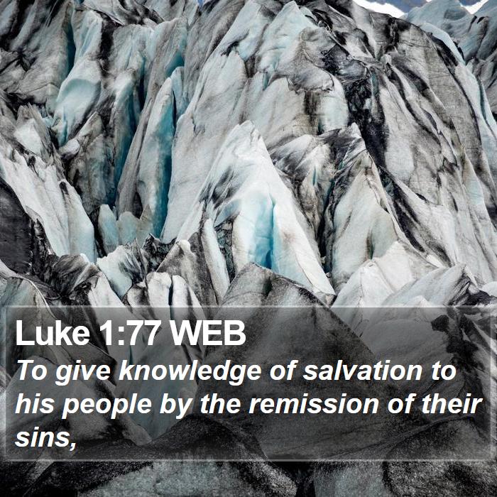 Luke 1:77 WEB Bible Study