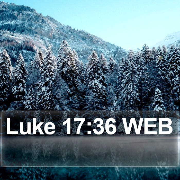 Luke 17:36 WEB Bible Study