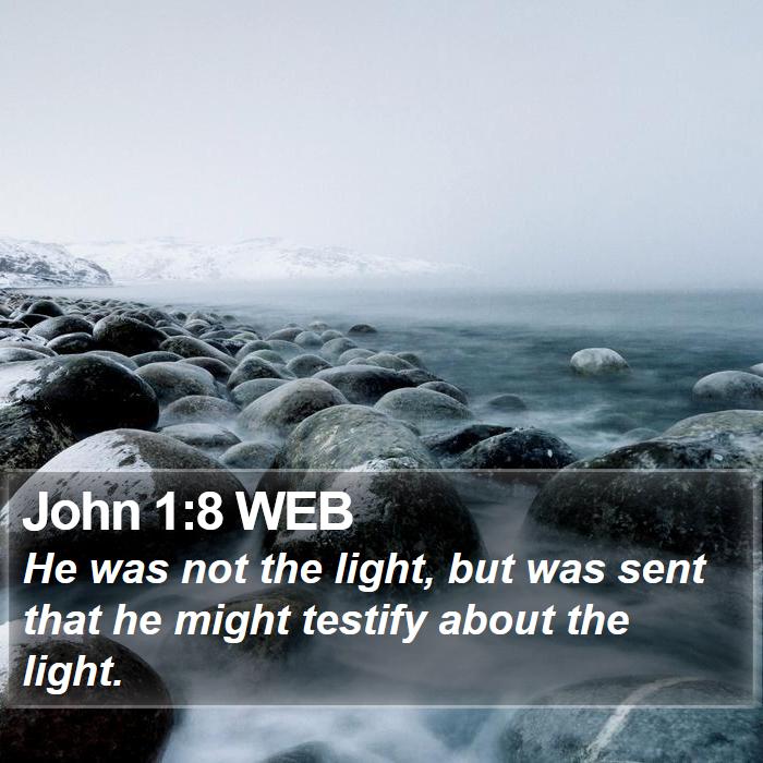 John 1:8 WEB Bible Study