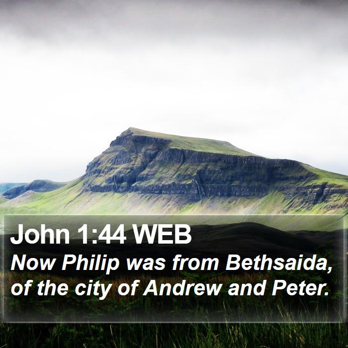 John 1:44 WEB Bible Study