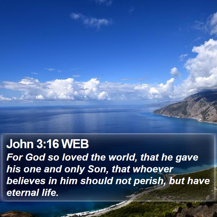 John 3:16 WEB Bible Study