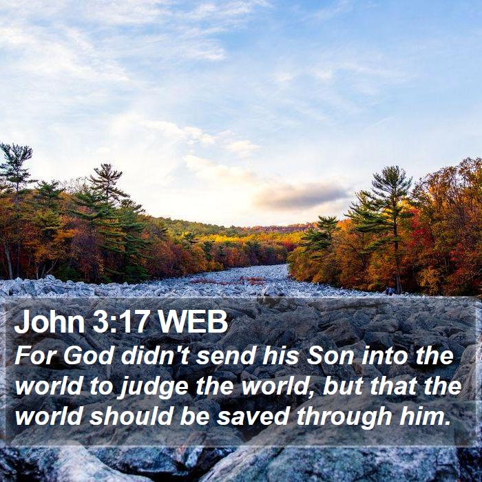 John 3:17 WEB Bible Study