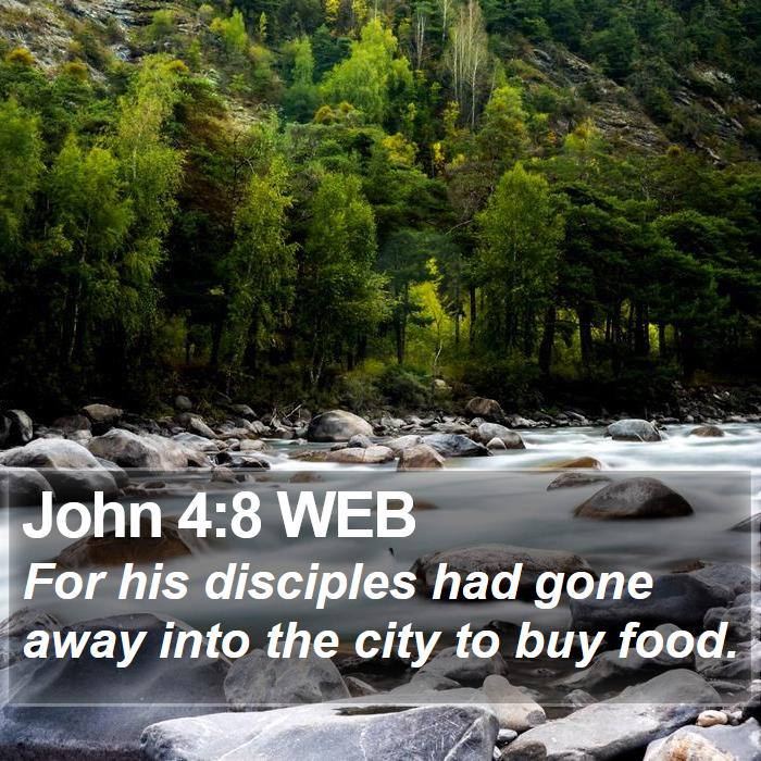 John 4:8 WEB Bible Study