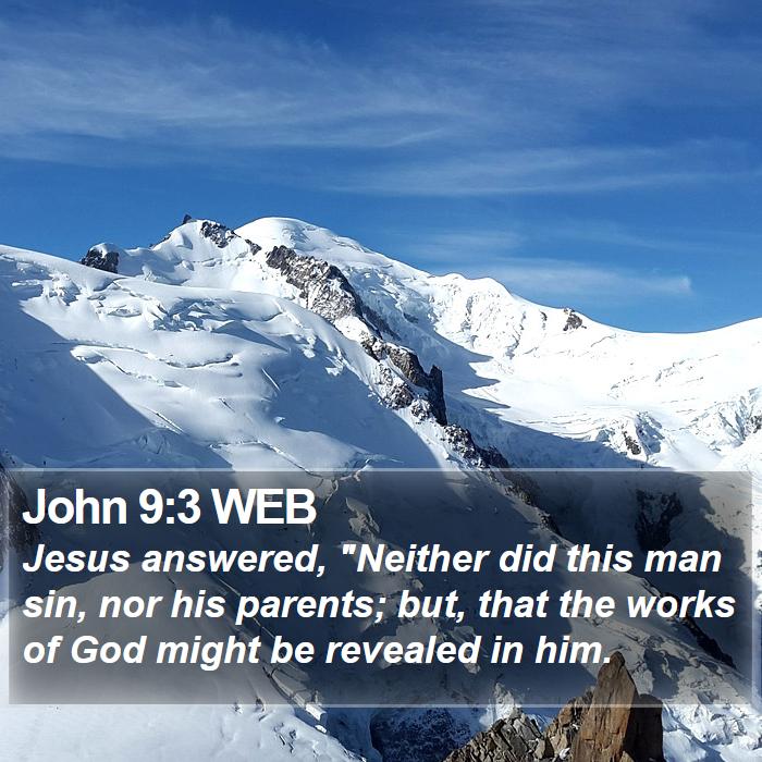 John 9:3 WEB Bible Study