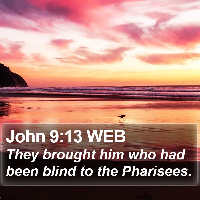 John 9:13 WEB Bible Study