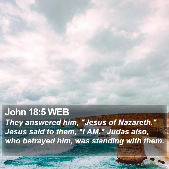 John 18:5 WEB Bible Study