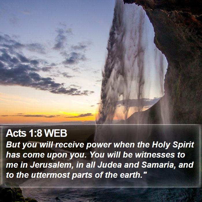 Acts 1:8 WEB Bible Study