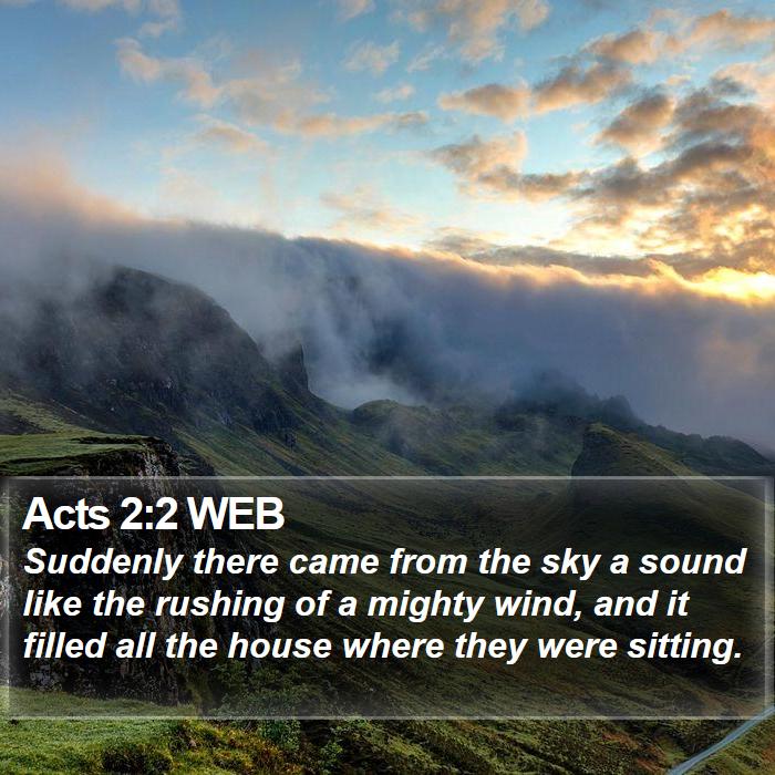 Acts 2:2 WEB Bible Study