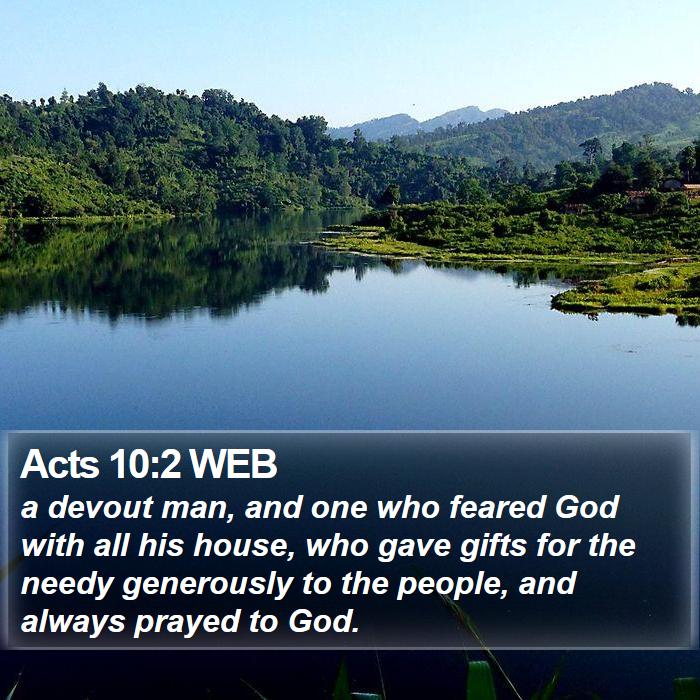 Acts 10:2 WEB Bible Study