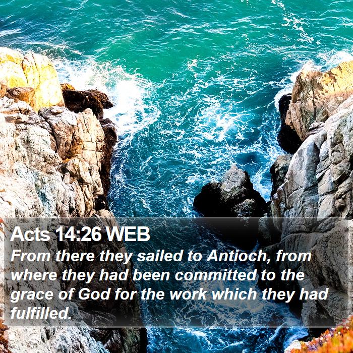 Acts 14:26 WEB Bible Study