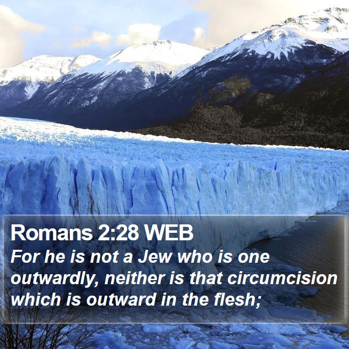 Romans 2:28 WEB Bible Study