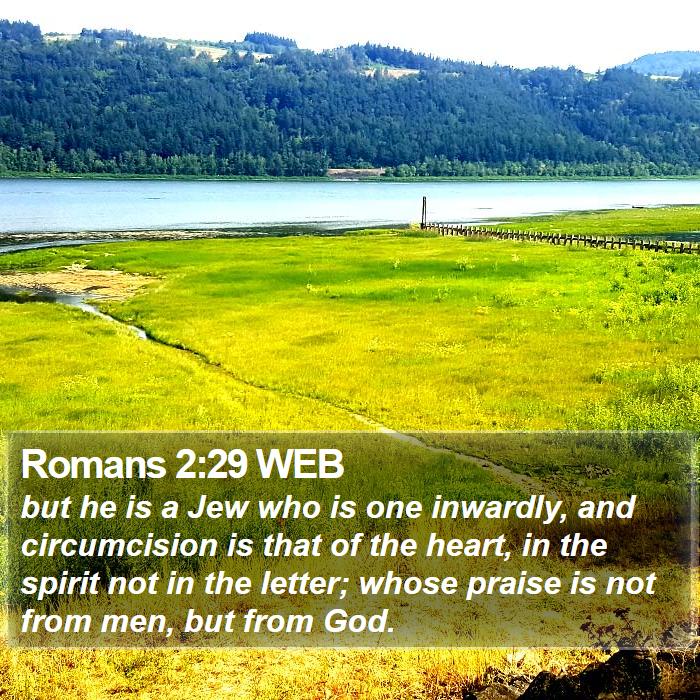 Romans 2:29 WEB Bible Study