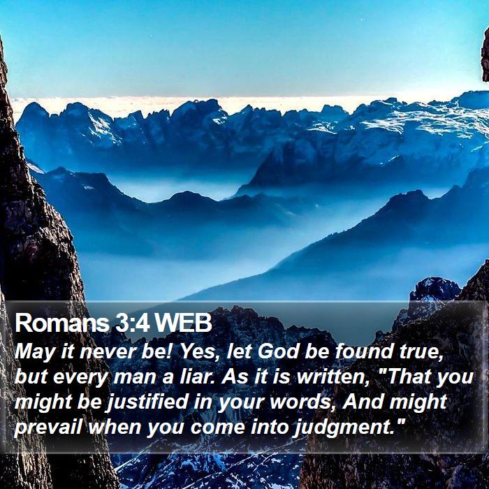 Romans 3:4 WEB Bible Study