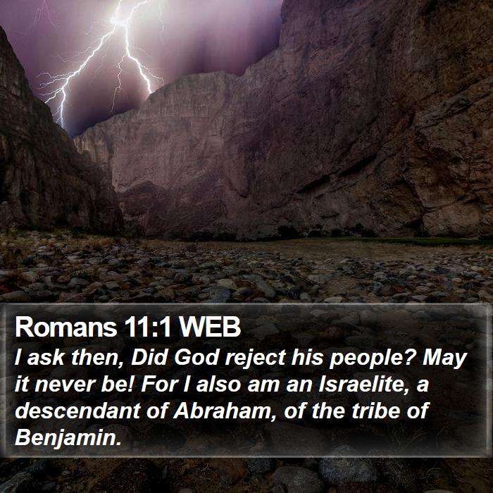 Romans 11:1 WEB Bible Study